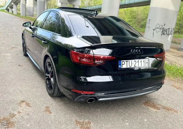 Audi A4 cena 89700 przebieg: 121000, rok produkcji 2017 z Płock małe 79